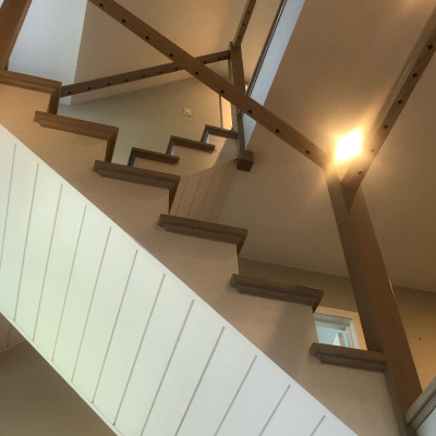 home-staining-project-in-ventnor-nj-stairs-from-below