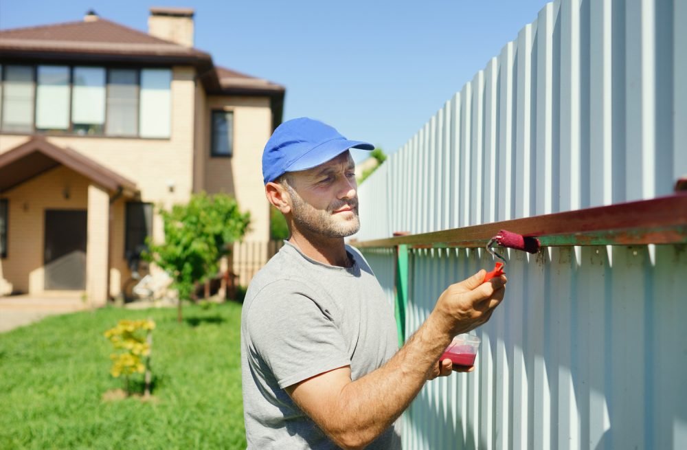 Wood Fence Painting in South Jersey