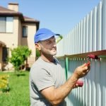 Wood Fence Painting in South Jersey
